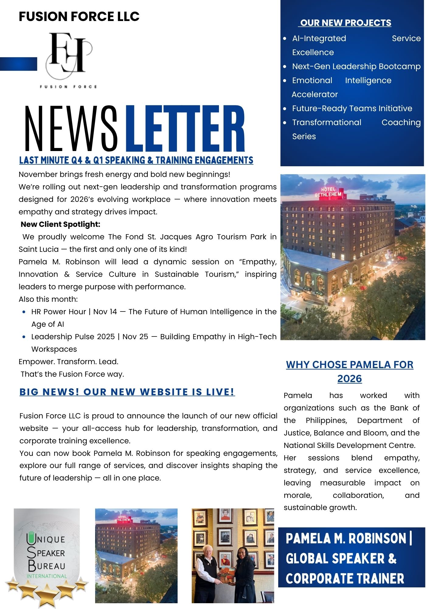 Fusion Force Monthly Insights